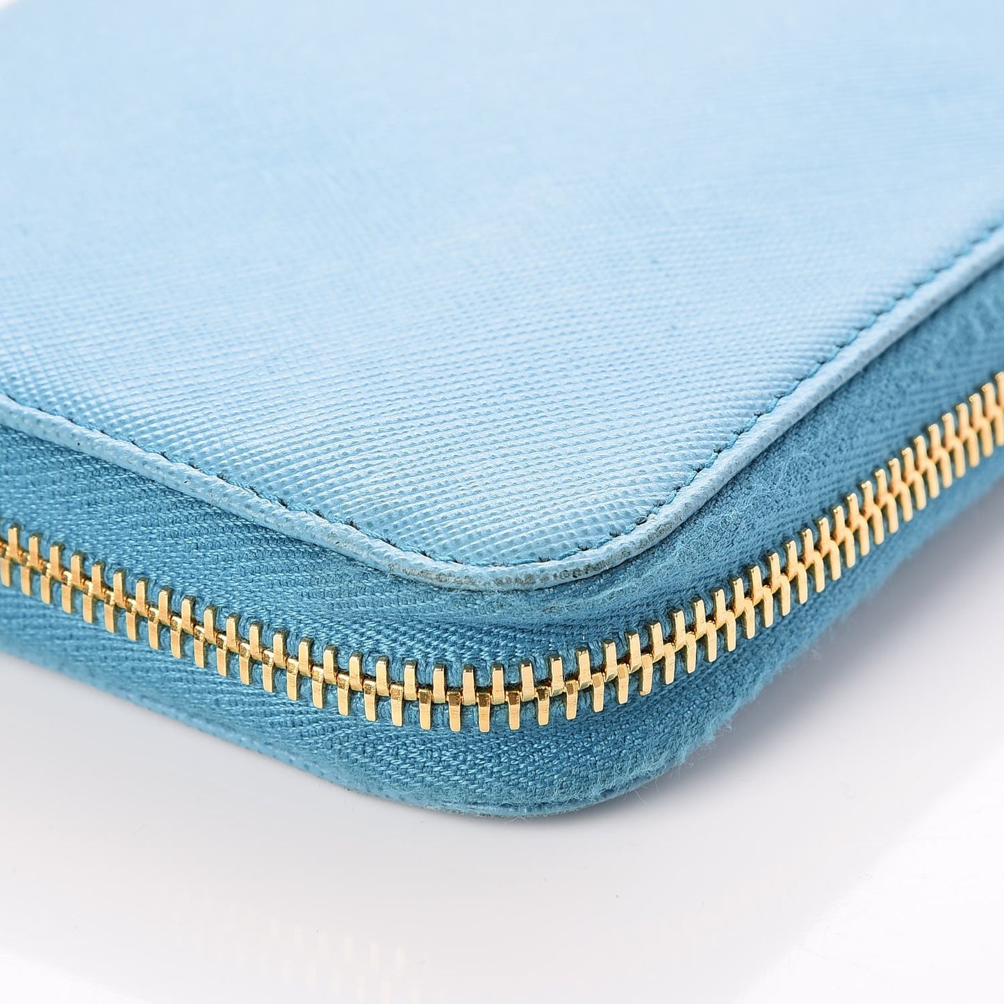 Saffiano Metal Zip Around Wallet Voyage