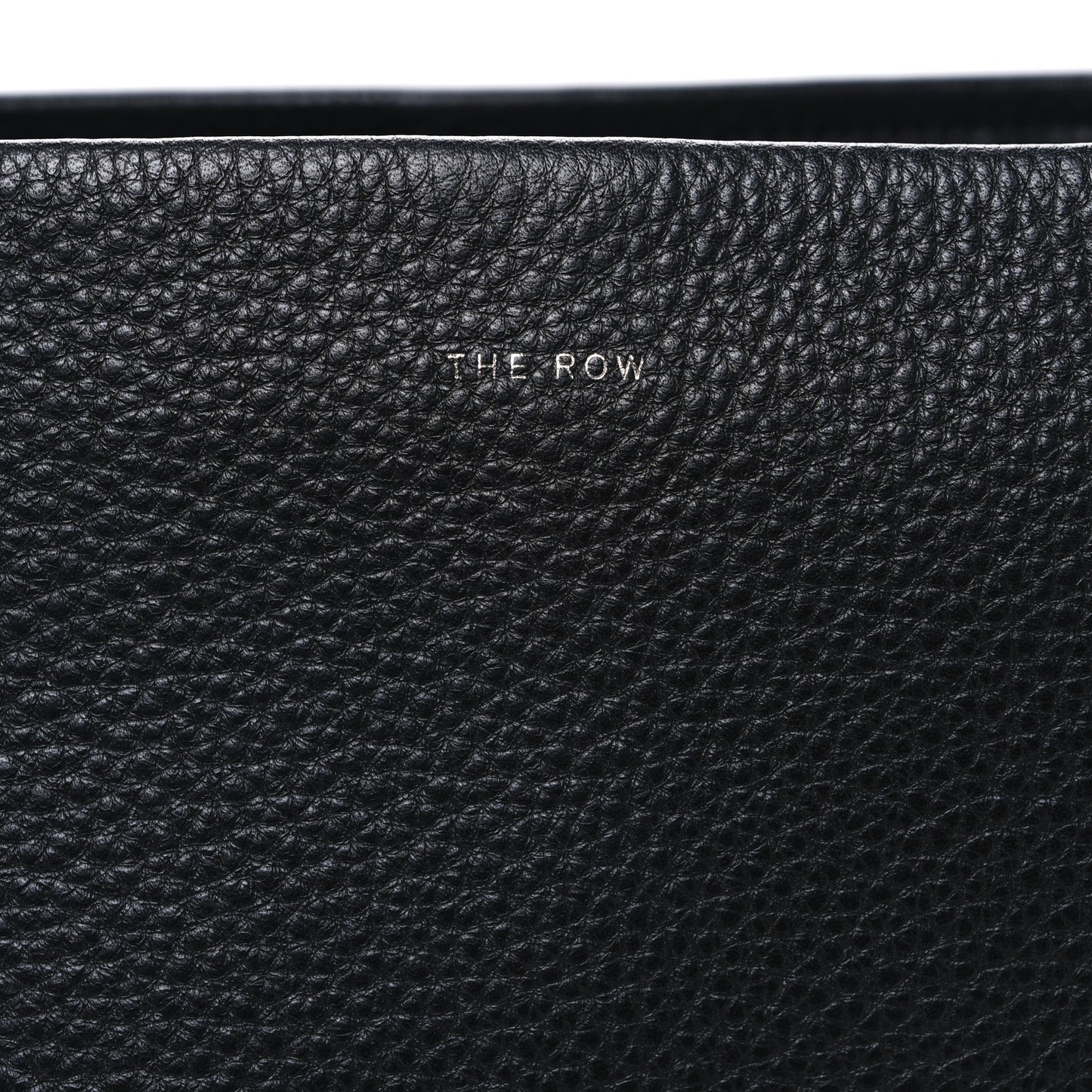 Grained Calfskin Medium N/S Park Tote Black