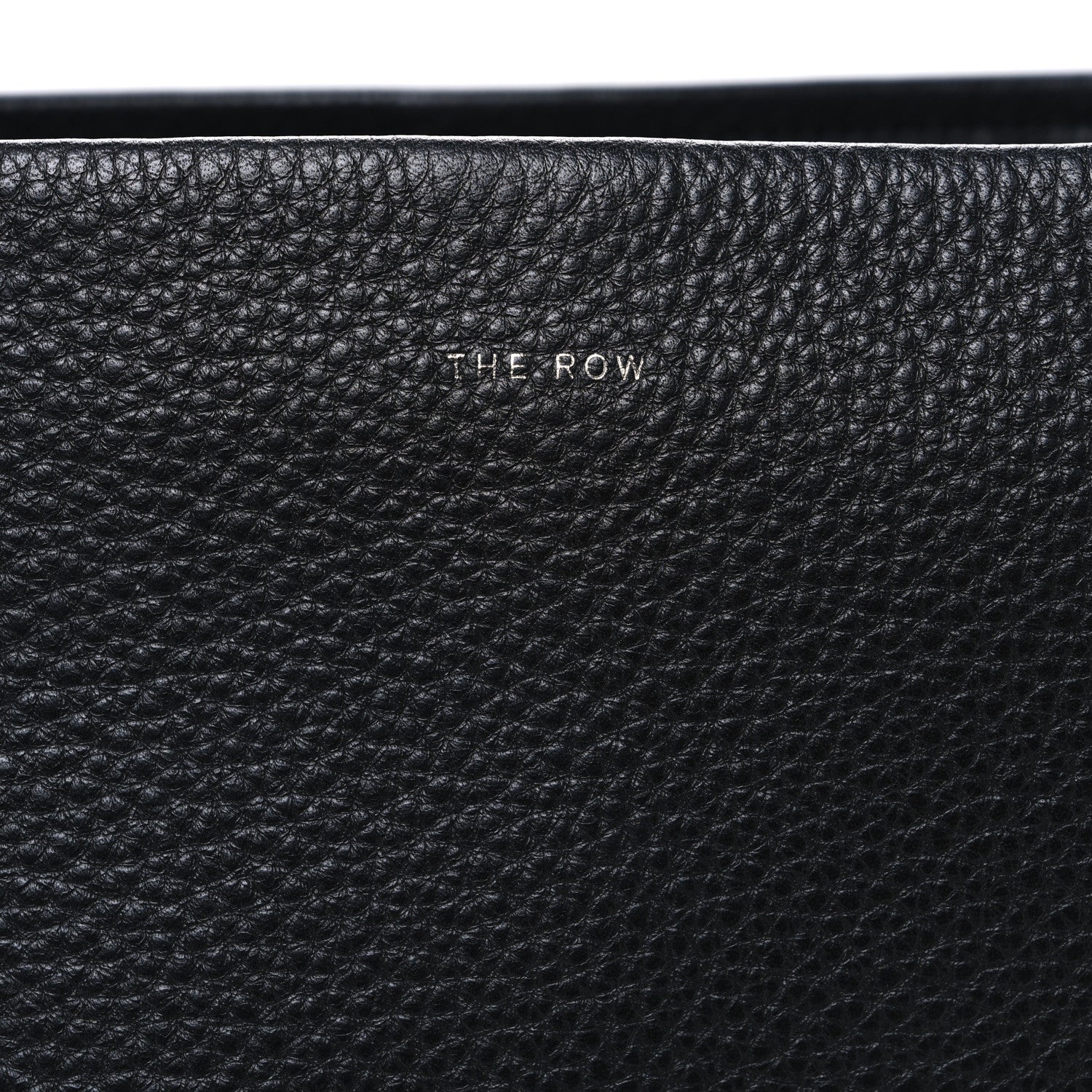 The Row Grained Calfskin Medium N/S Park Tote Black 8 of 10