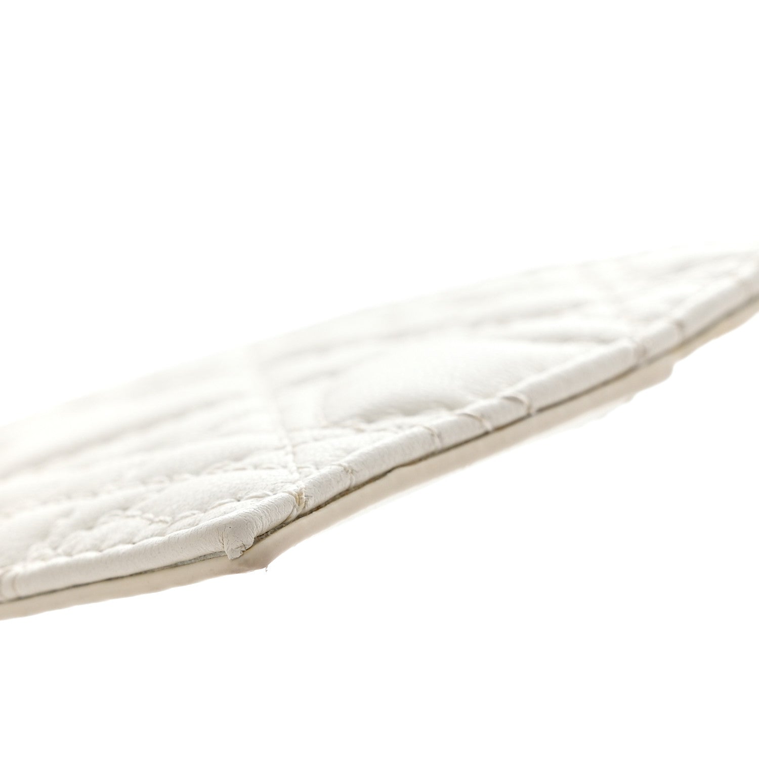 Christian Dior Lambskin Cannage DiorAmour Lady Dior Card Holder White 9 of 11