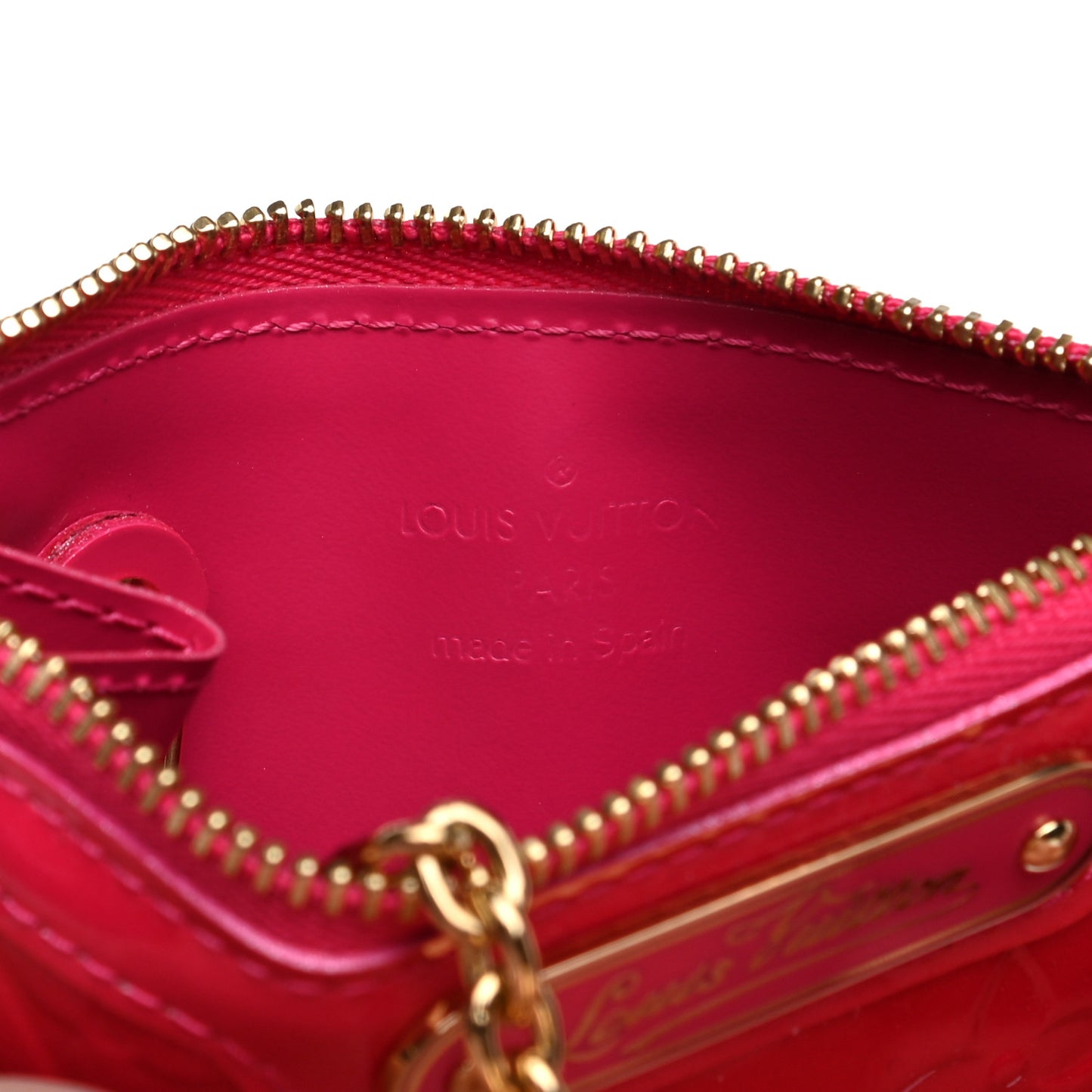 Vernis Key Pouch Rose Pop