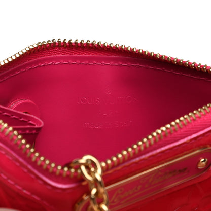 Louis Vuitton Vernis Key Pouch Rose Pop 6 of 7