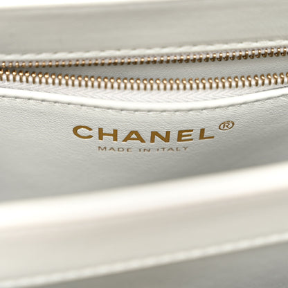 Chanel Lambskin Quilted Small Trendy Chain CC Flap Dual Handle Bag Light Blue 6 of 11