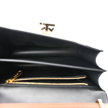Burberry E-Canvas Monogram Stripe Small TB Bag Bridle Brown 5 of 9