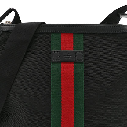 Gucci Techno Canvas Web Messenger Bag Black 9 of 11