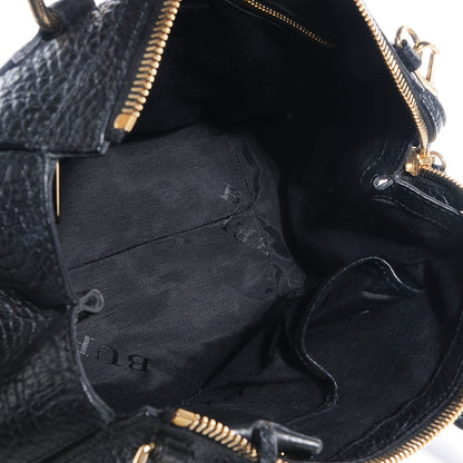 Burberry Signature Grain Leather Small Tote Black 5 of 8
