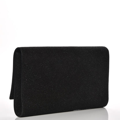 Saint Laurent Glitter Calfskin Large Belle De Jour Clutch Black 3 of 7