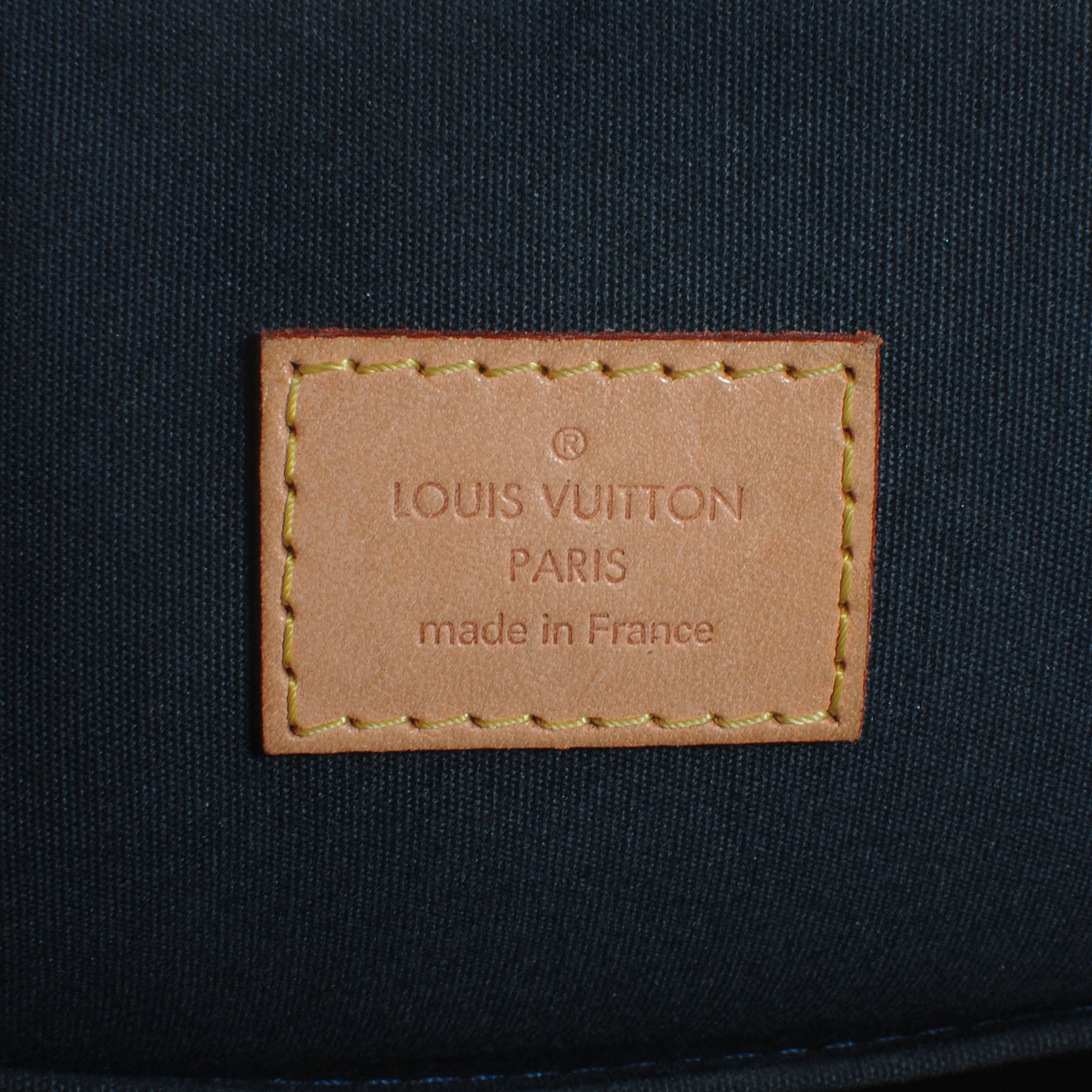 Louis Vuitton Vernis Alma GM Blue Nuit 3 of 5