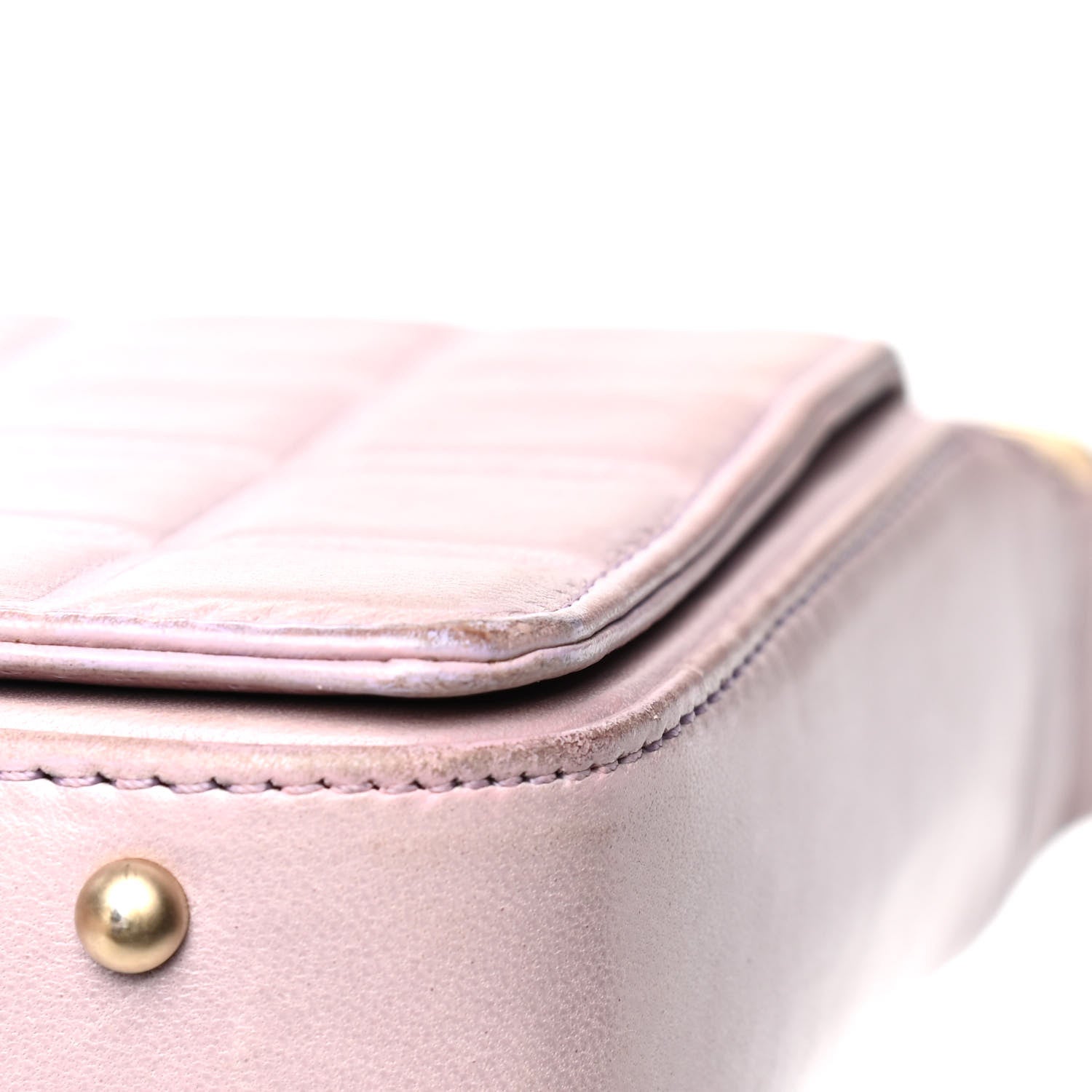 Chanel Lambskin Quilted CC Chocolate Bar Flap Pink 5 of 8