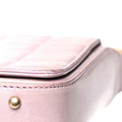 Chanel Lambskin Quilted CC Chocolate Bar Flap Pink 5 of 8