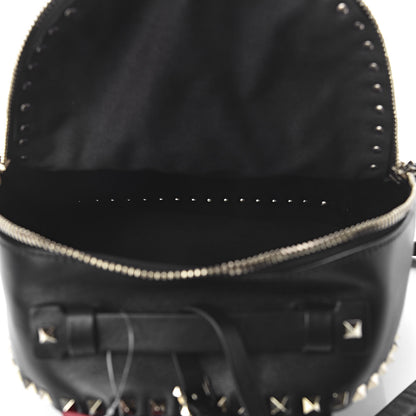 Valentino Garavani Calfskin Medium Rockstud All Over Backpack Black 5 of 9