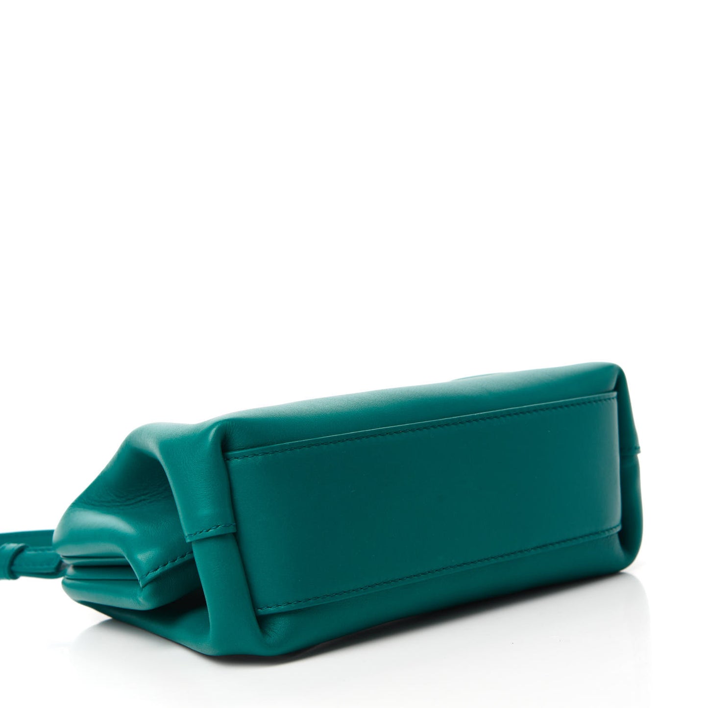 Calfskin Small The Point Triangle Bag Mallard