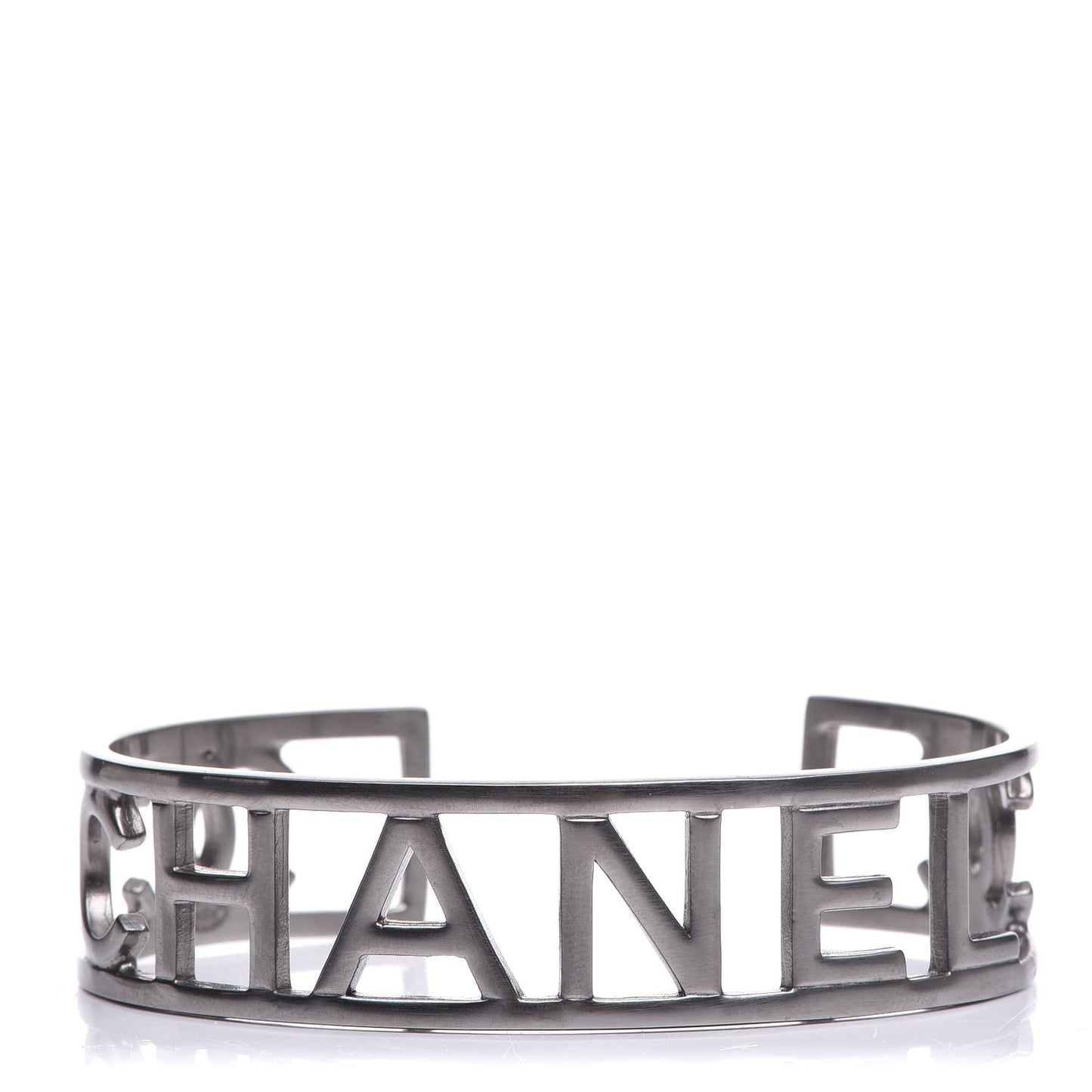 Ruthenium Logo Cuff Bracelet