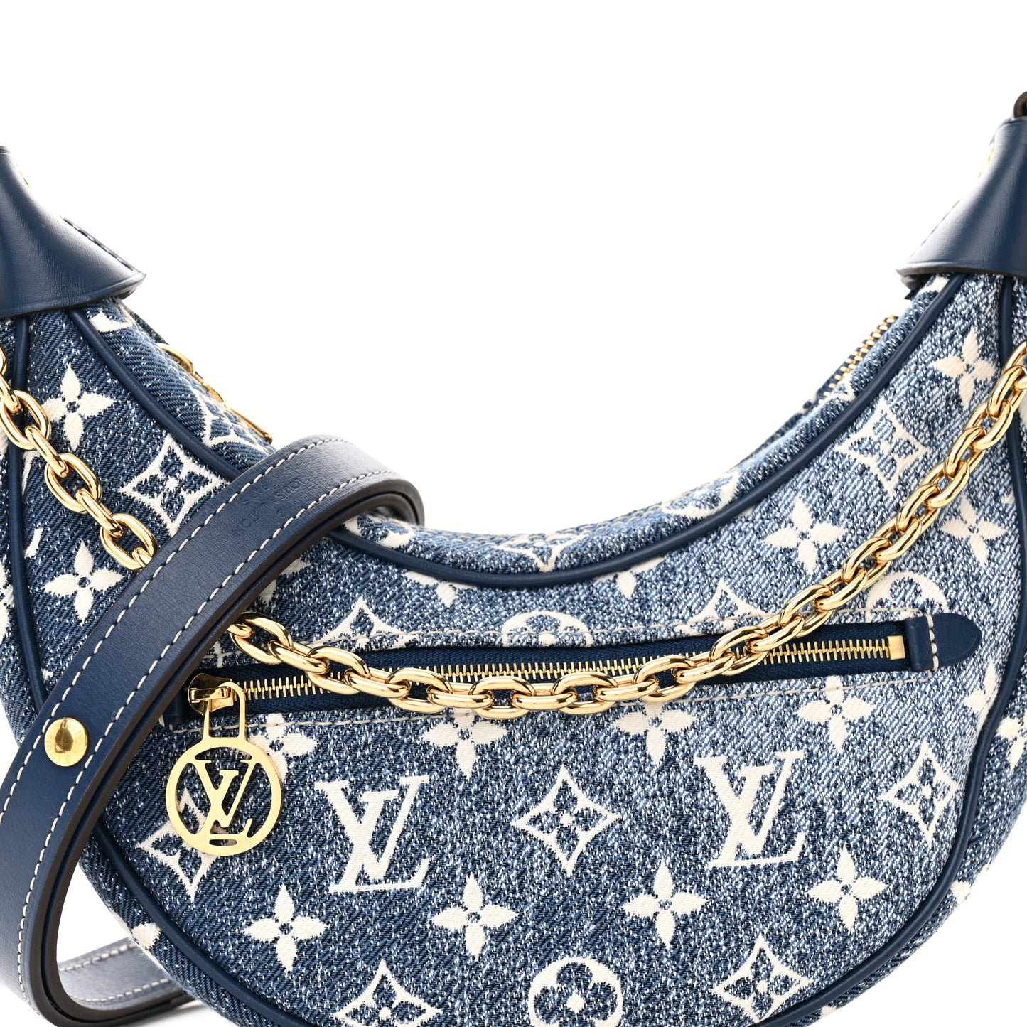 Monogram Jacquard Denim Loop Bleu