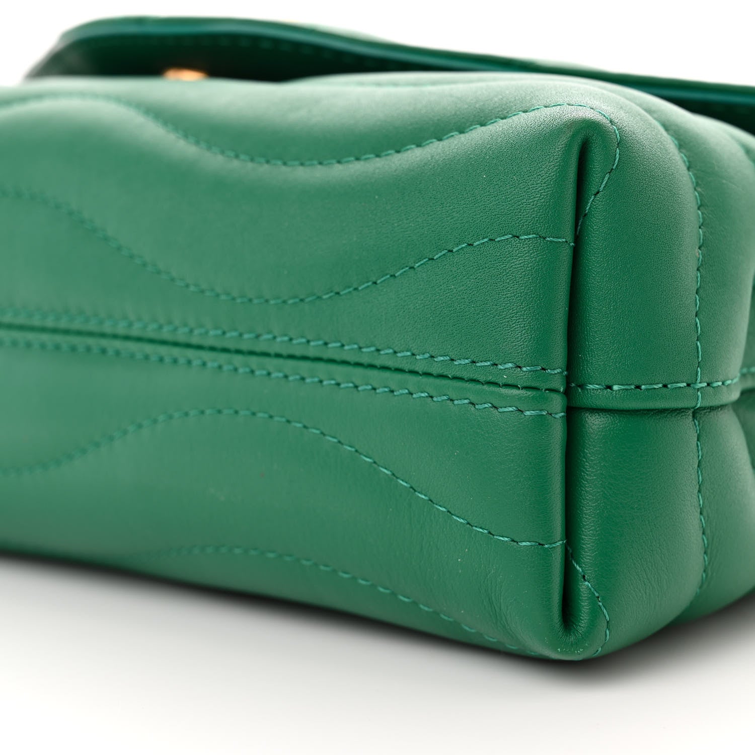 Louis Vuitton Calfskin New Wave Chain Bag MM NM Emerald 9 of 9