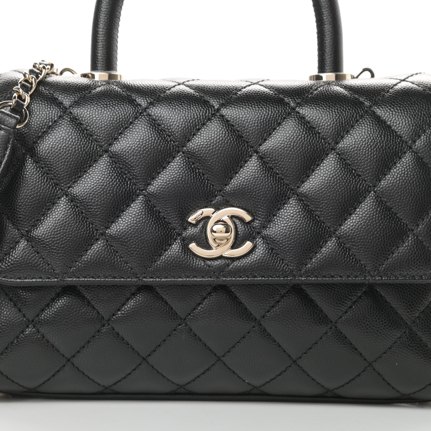 Chanel Caviar Quilted Mini Coco Handle Flap Black 8 of 11