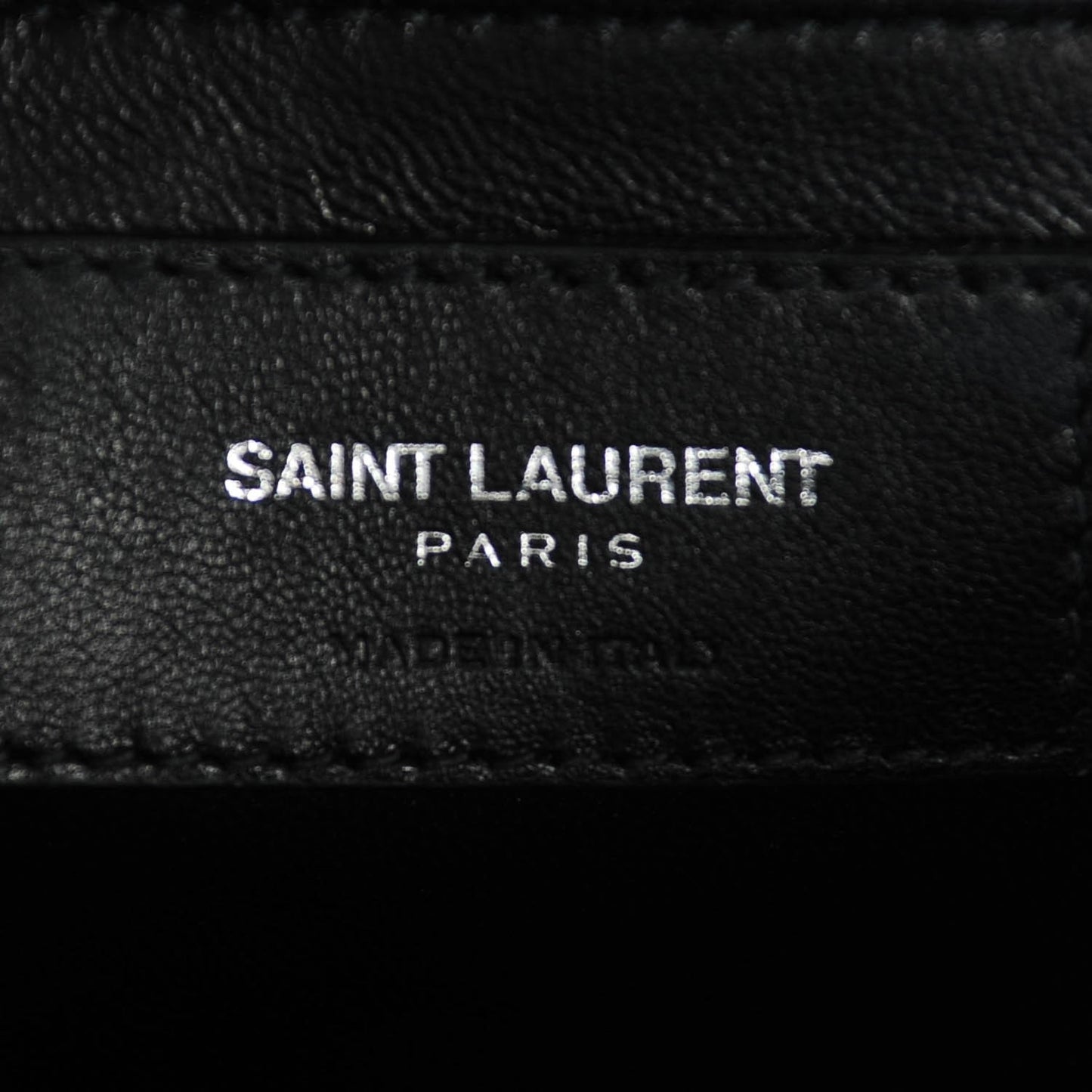 Grain De Poudre Medium Classic Monogram Satchel Black