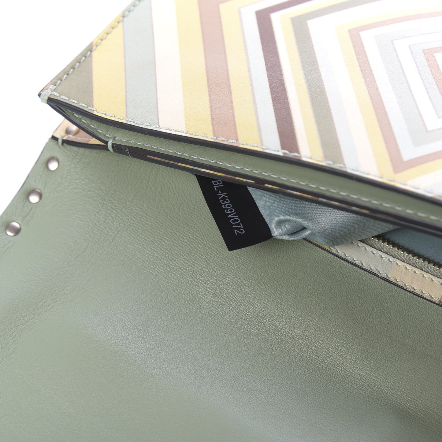 Nappa Native Couture 1975 Rockstud Wristlet Clutch Multicolor