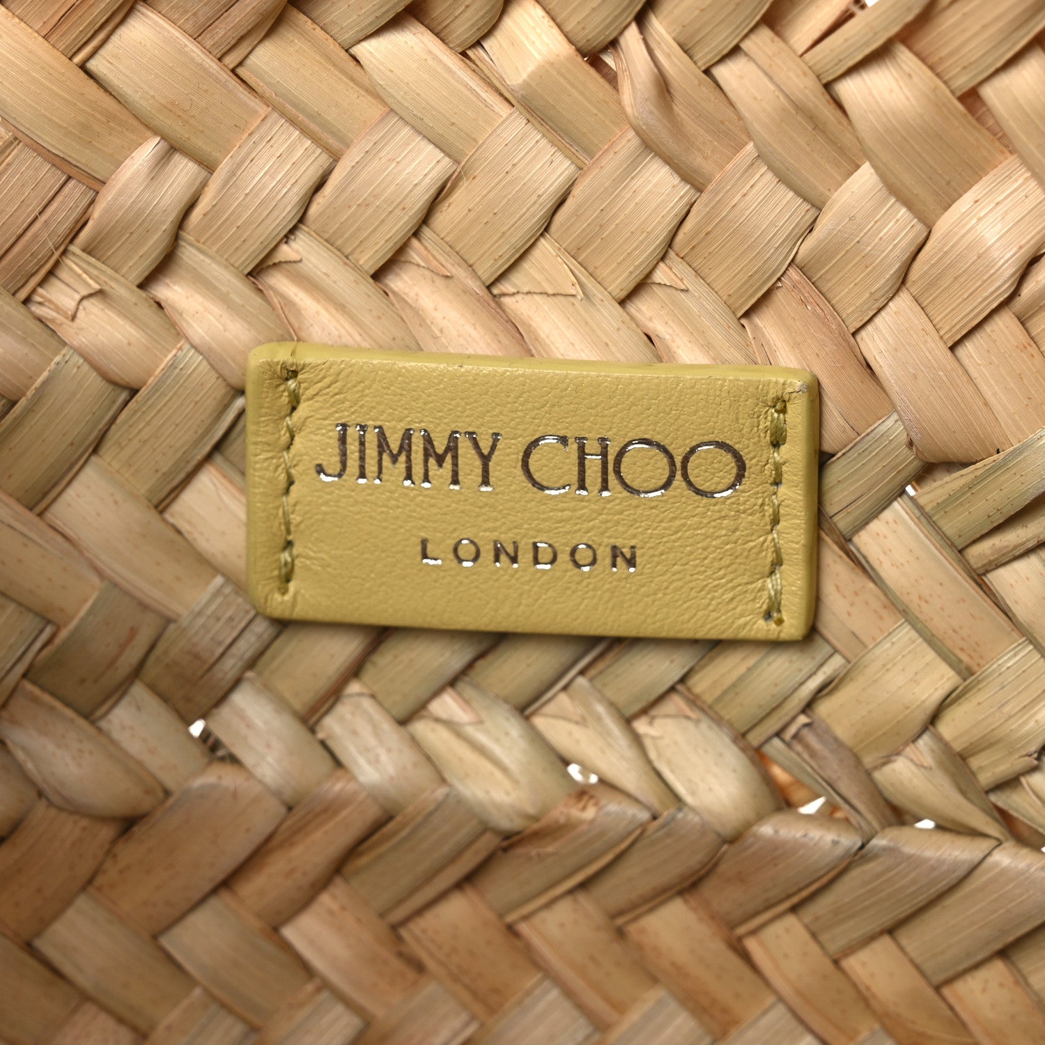 Jimmy Choo Palm Leaf Raffia Small Macy Tote Natural Sunbleached 6 of 11