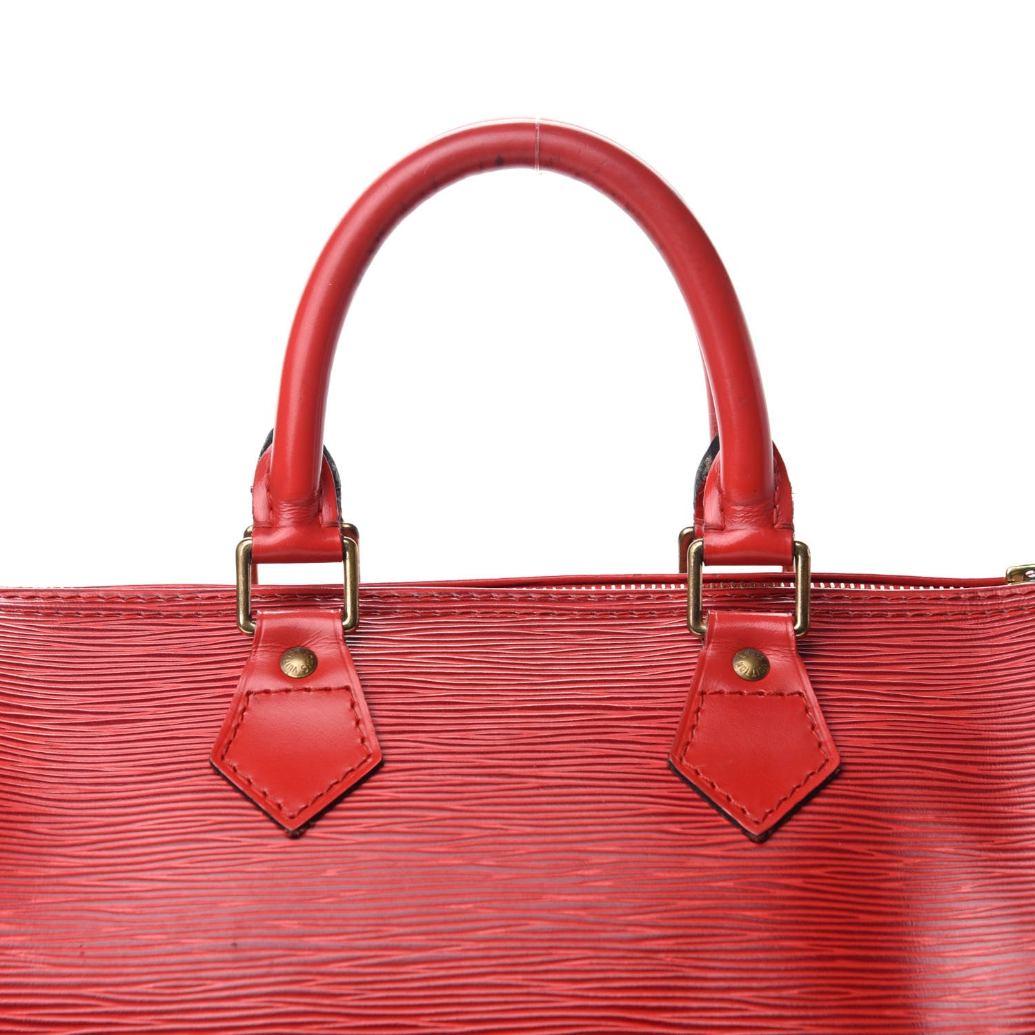 Louis Vuitton Epi Speedy 25 Castillan Red 16 of 16
