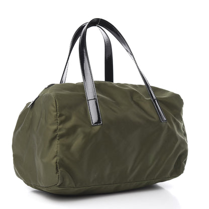 Prada Tessuto Nylon Duffel Loden 3 of 9