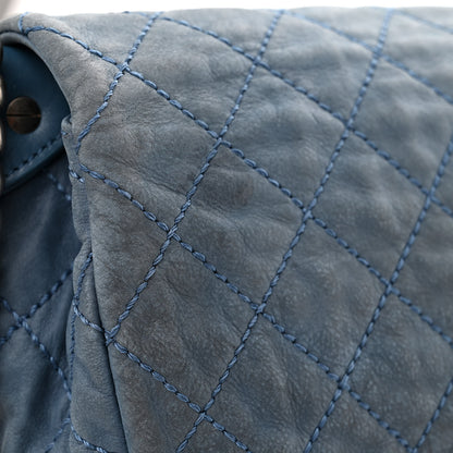 Chanel Iridescent Calfskin Large Coco Daily Flap Blue 11 of 11