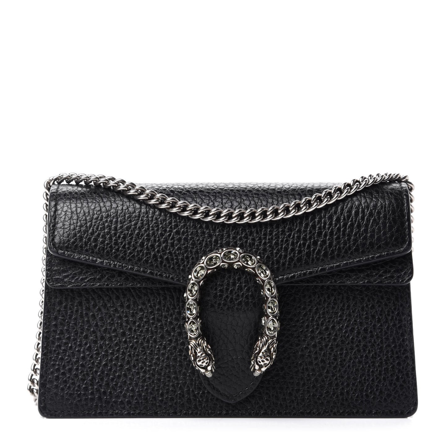 Calfskin Super Mini Dionysus Shoulder Bag Black