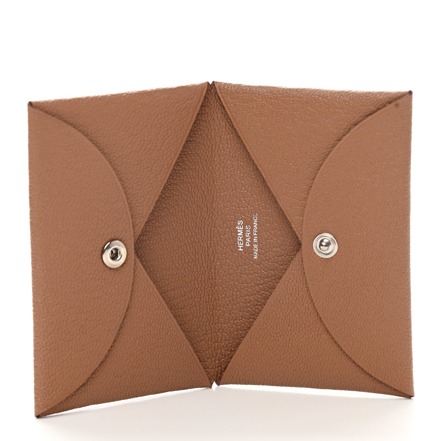 Hermes Chevre Mysore Calvi Card Case Quebracho 4 of 7