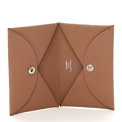 Hermes Chevre Mysore Calvi Card Case Quebracho 4 of 7