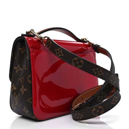 Louis Vuitton Patent Calfskin Monogram Cherrywood BB Scarlet 3 of 7