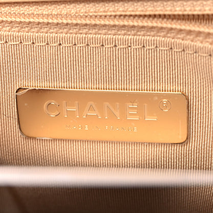 Chanel Goatskin Quilted Medium Chanel 19 Flap Beige 6 of 9