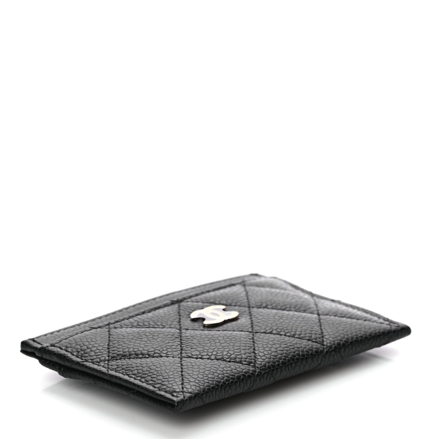 Chanel Caviar Quilted Card Holder Black 4 of 12