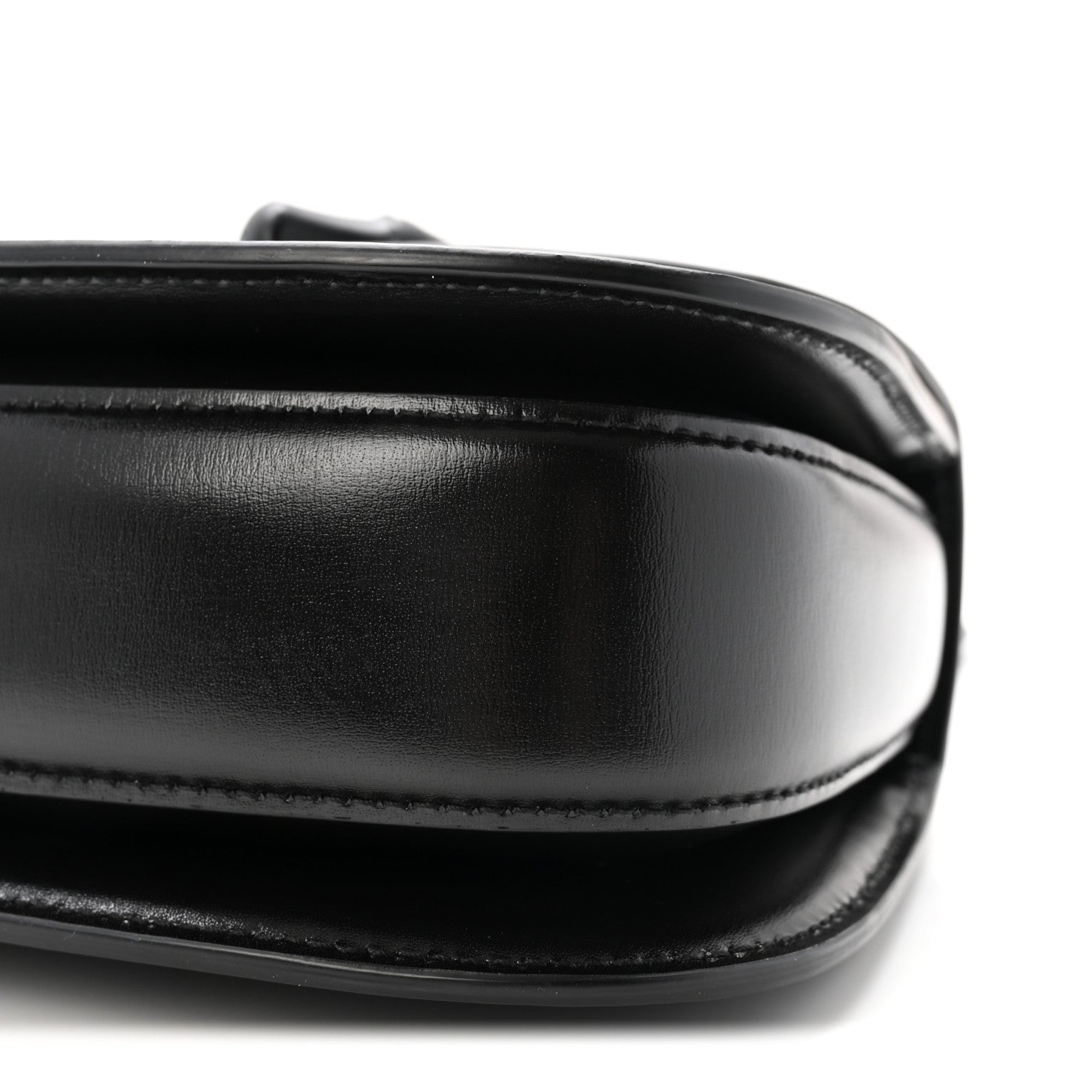 Gucci Boarded Dyana Lux Calfskin Web Monochrome Small Bamboo 1947 Top Handle Bag Black 10 of 10
