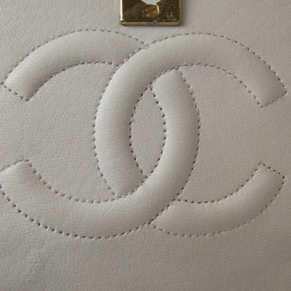 Chanel Lambskin Medium Flap White 10 of 15