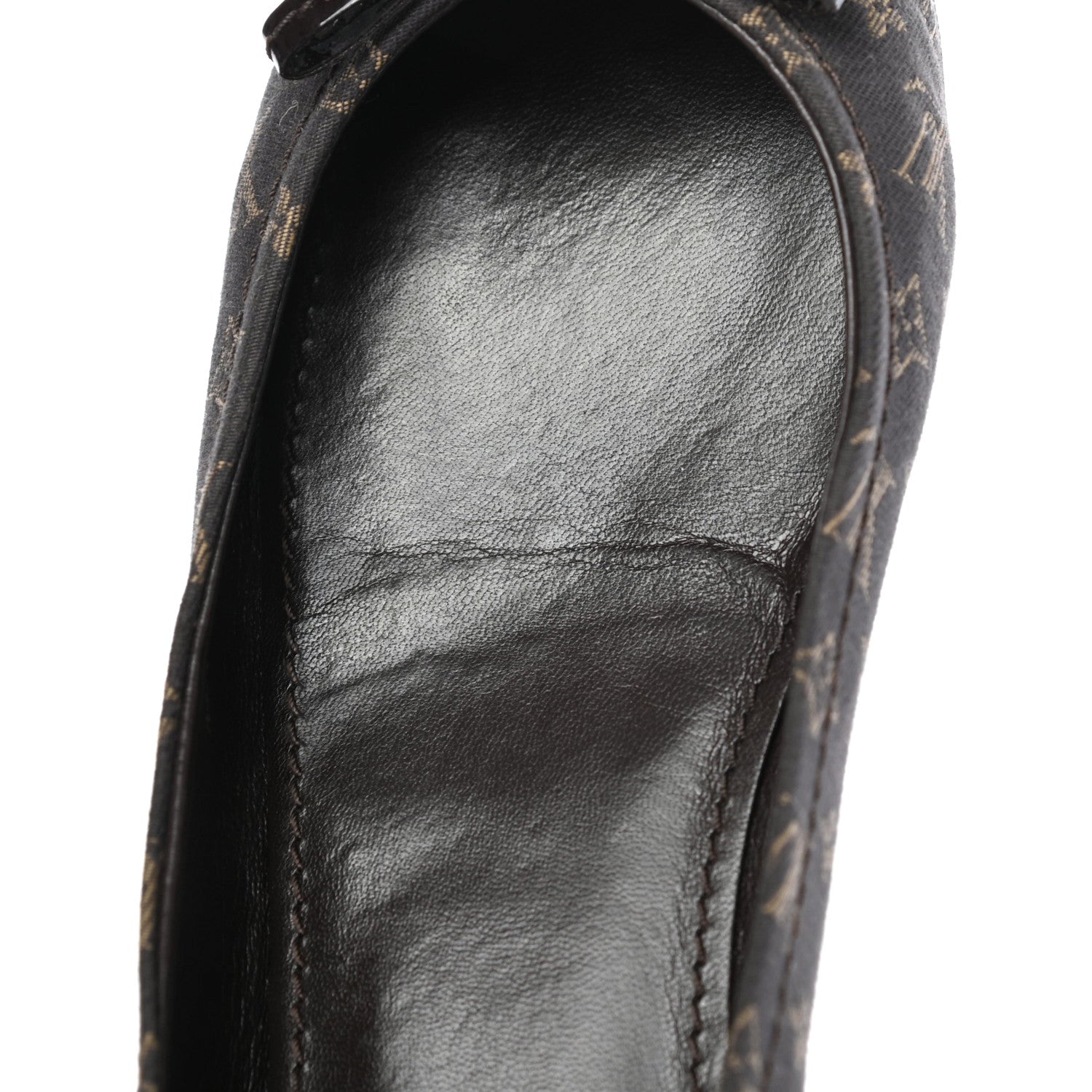 Louis Vuitton Mini Monogram Debbie Ballerina Flats 37.5 Fusain 11 of 11