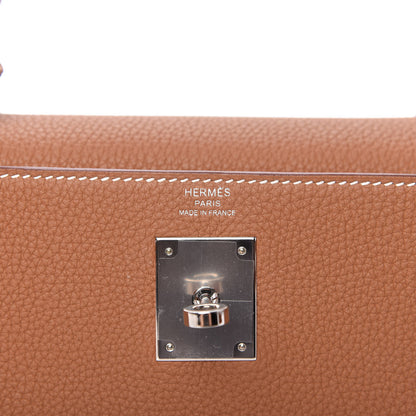 Hermes Togo Kelly Retourne 28 Gold 8 of 12