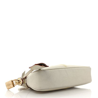 Louis Vuitton Suhali Lockit Clutch White 4 of 7