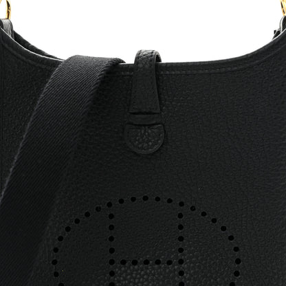 Hermes Taurillon Clemence Evelyne TPM Black 8 of 10