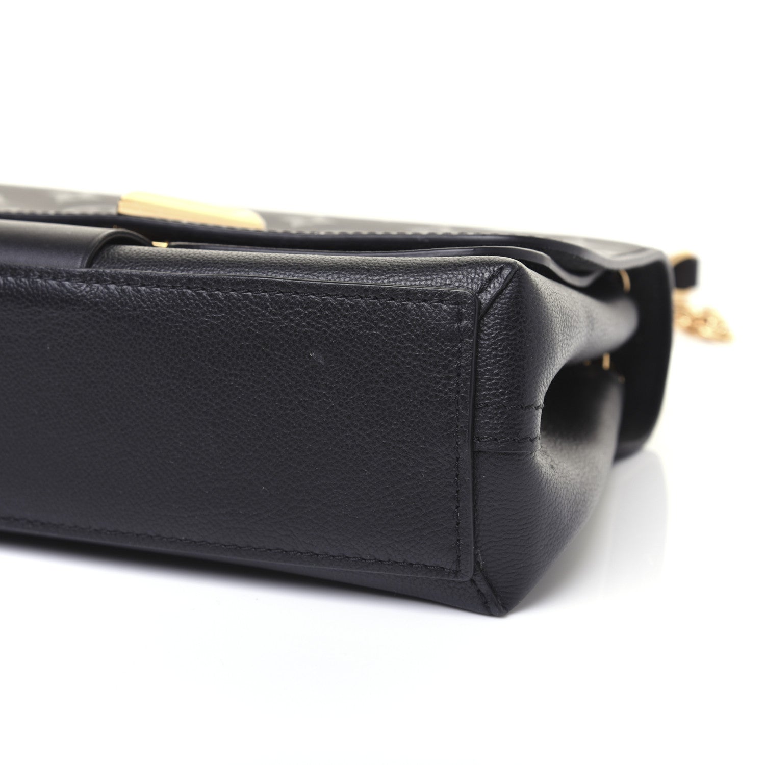 Louis Vuitton Monogram Cuir Plume Ecume Very Chain Bag Black 7 of 19