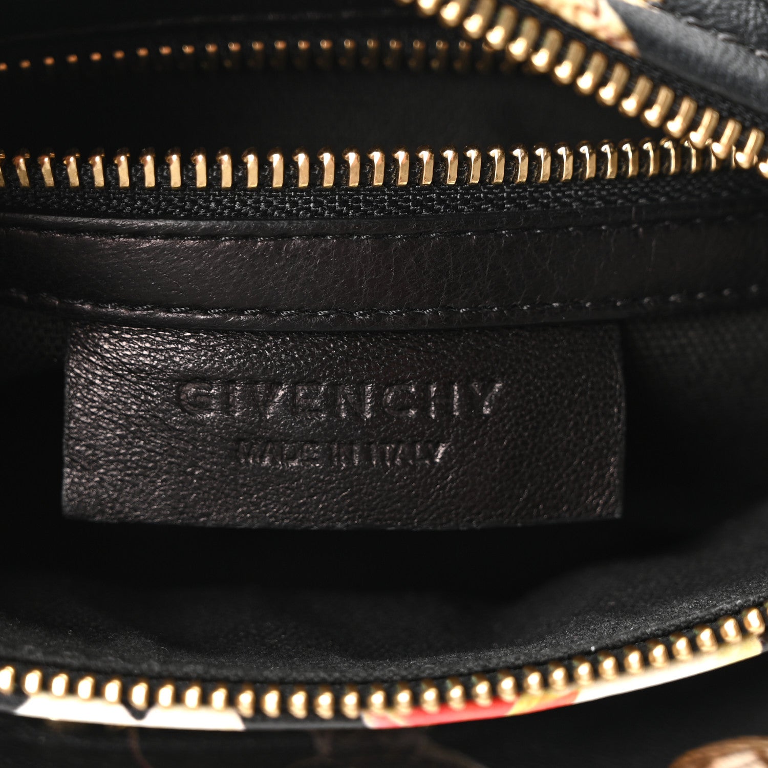 Givenchy Lambskin Magnolia and Moth Print Mini Pandora Black 6 of 10