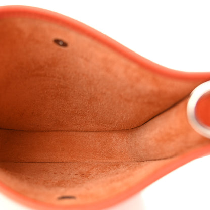 Hermes Taurillon Clemence Evelyne TPM Orange 5 of 11