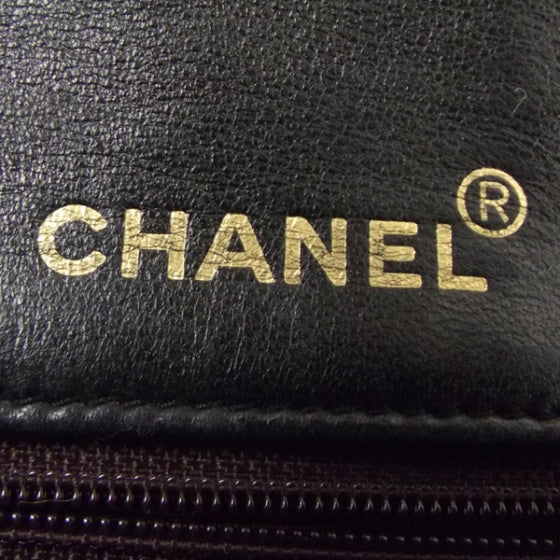 Lambskin Medium Flap Bag Black
