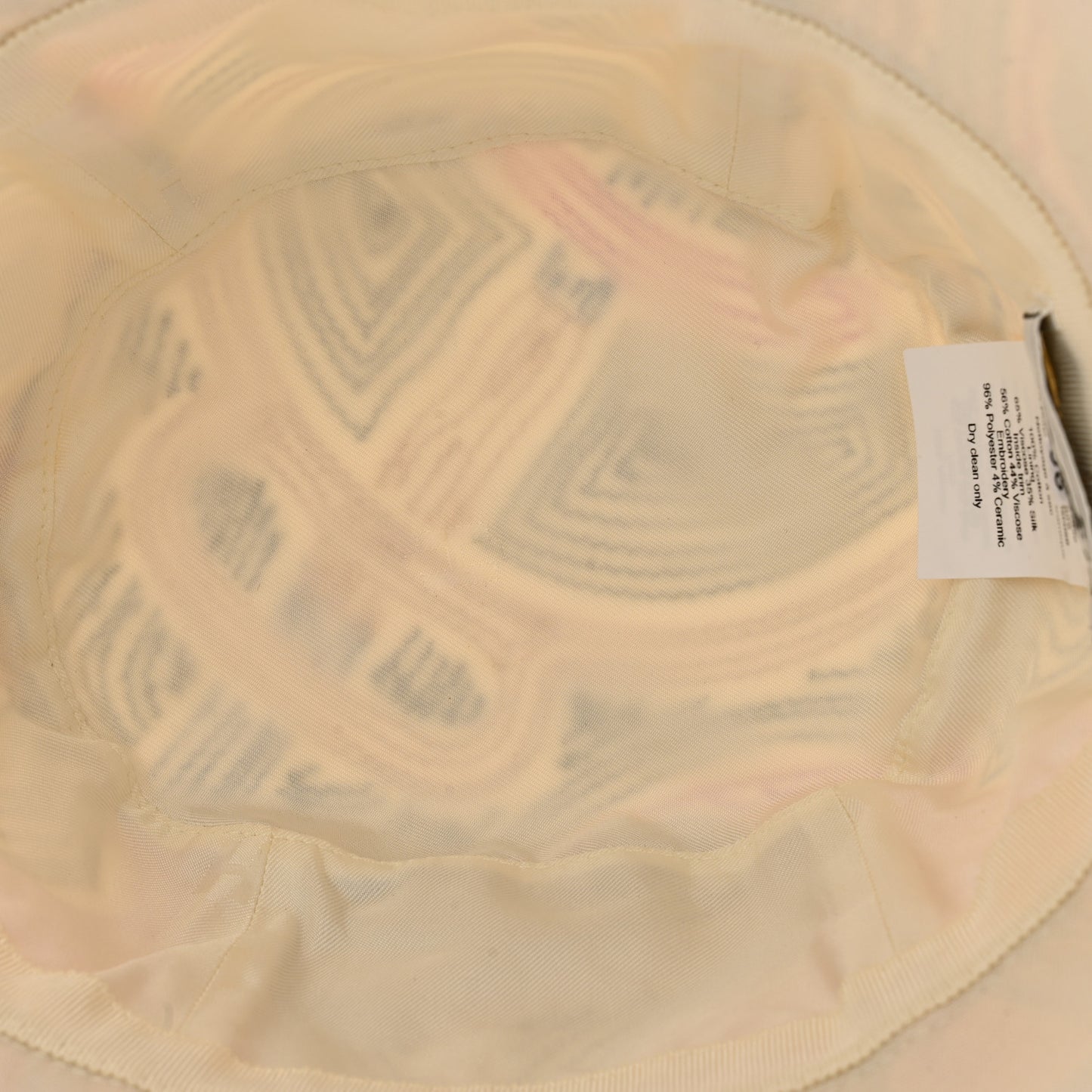 Cotton Eperon D'Or Embroidered Calvi Bucket Hat 56 Blanc Casse