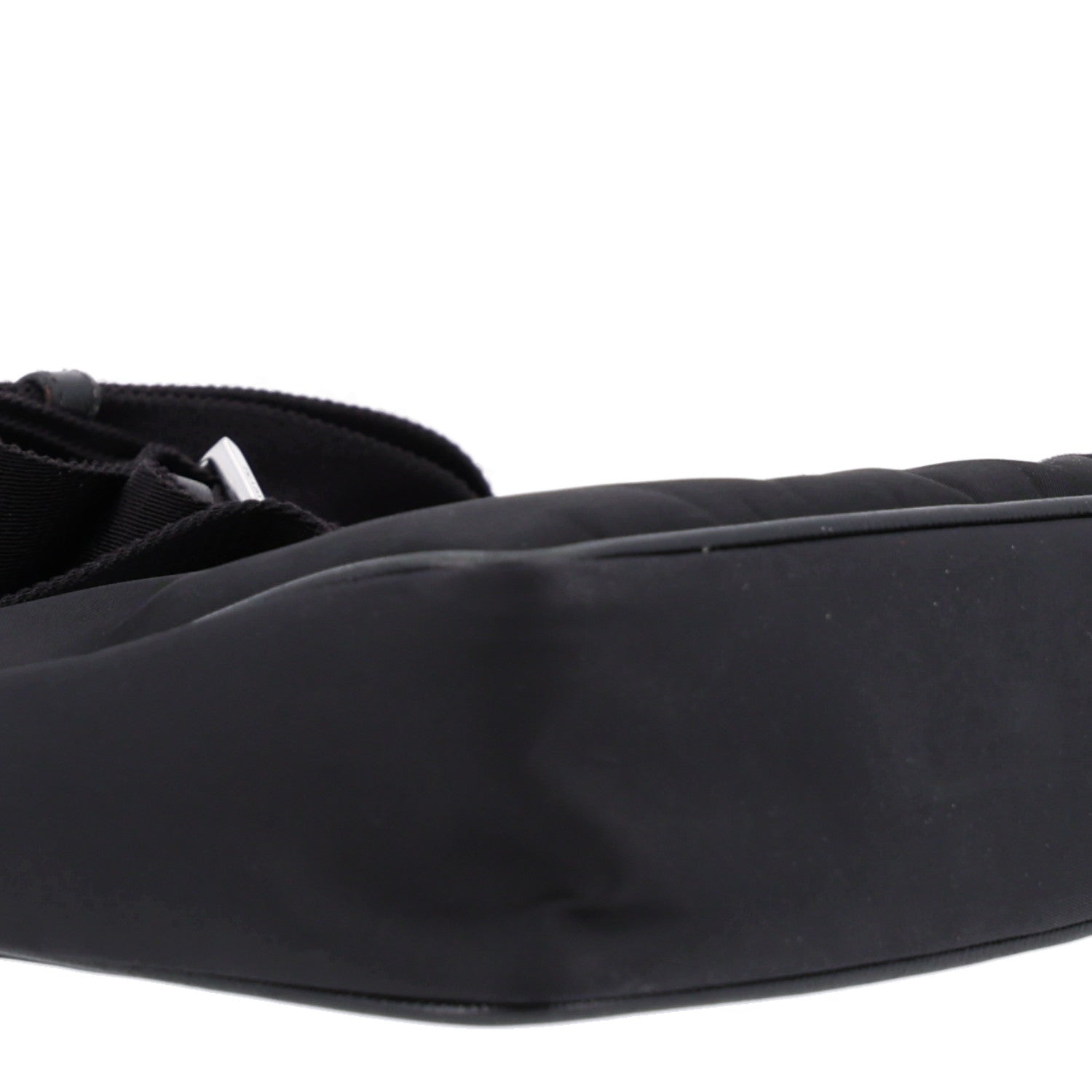 Prada Re-Nylon Saffiano Pocket Zippered Shoulder Bag Black 11 of 11