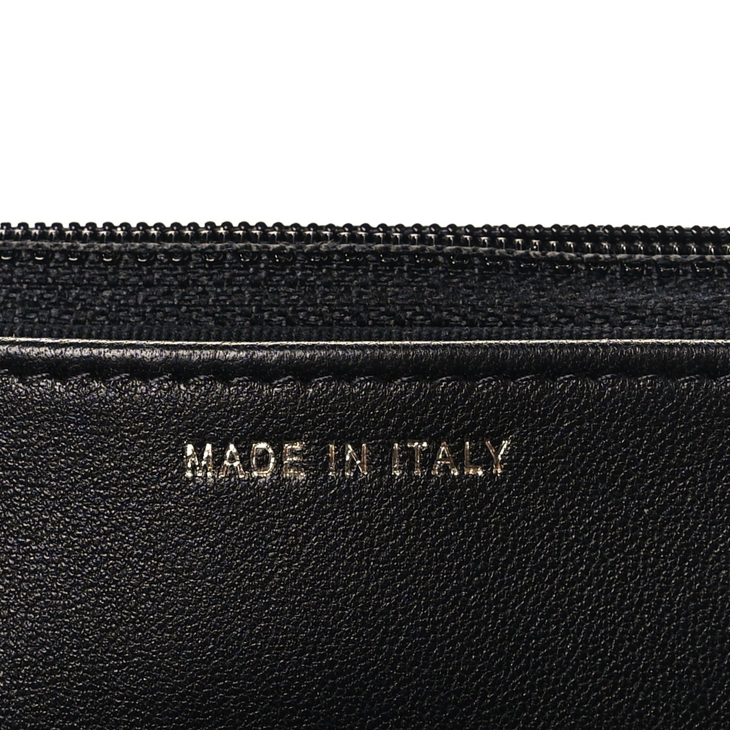 Lambskin Quilted Trendy CC Wallet On Chain WOC Black