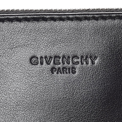 Givenchy Calfskin Bambi Print Medium Cosmetic Pouch Black 7 of 9