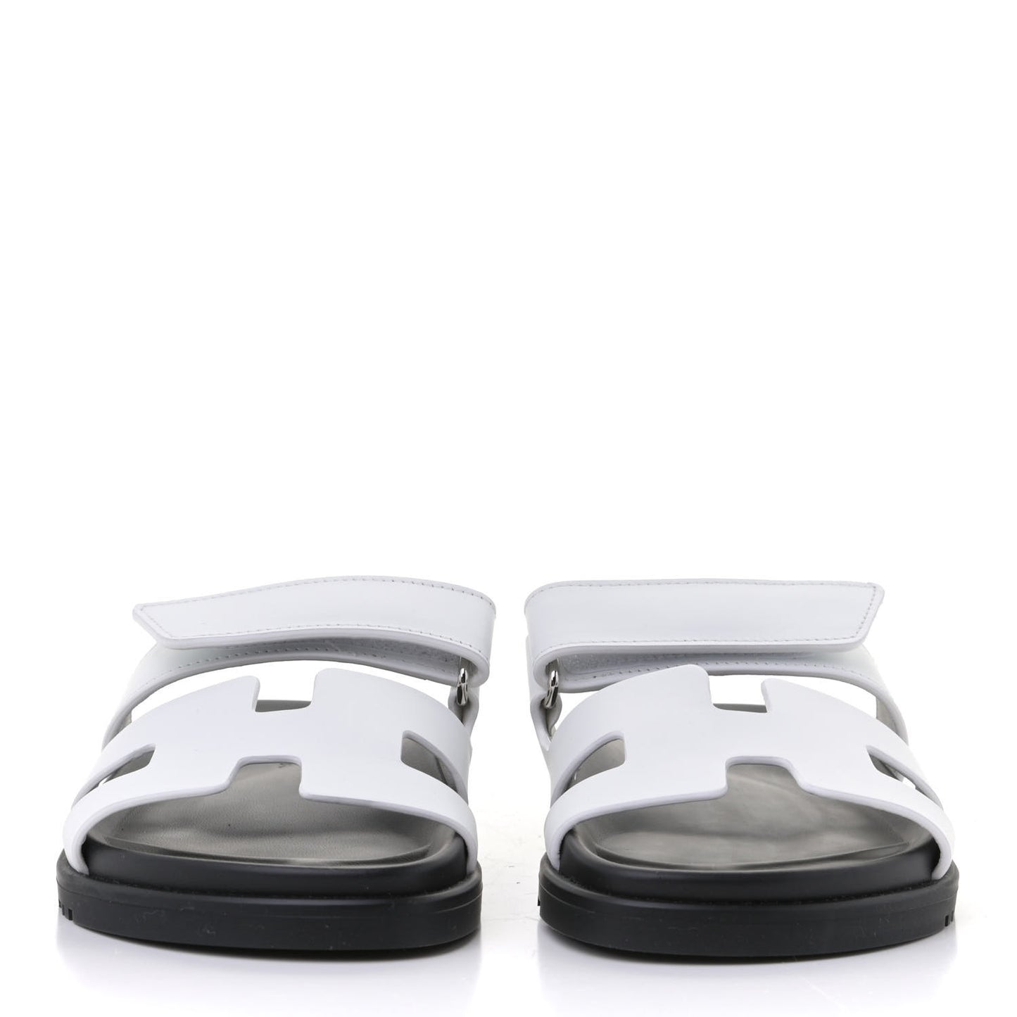 Calfskin Womens Chypre Sandals 36 White