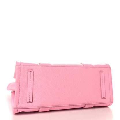 Marc Jacobs Grained Calfskin Medium The Tote Bag Candy Pink 4 of 9