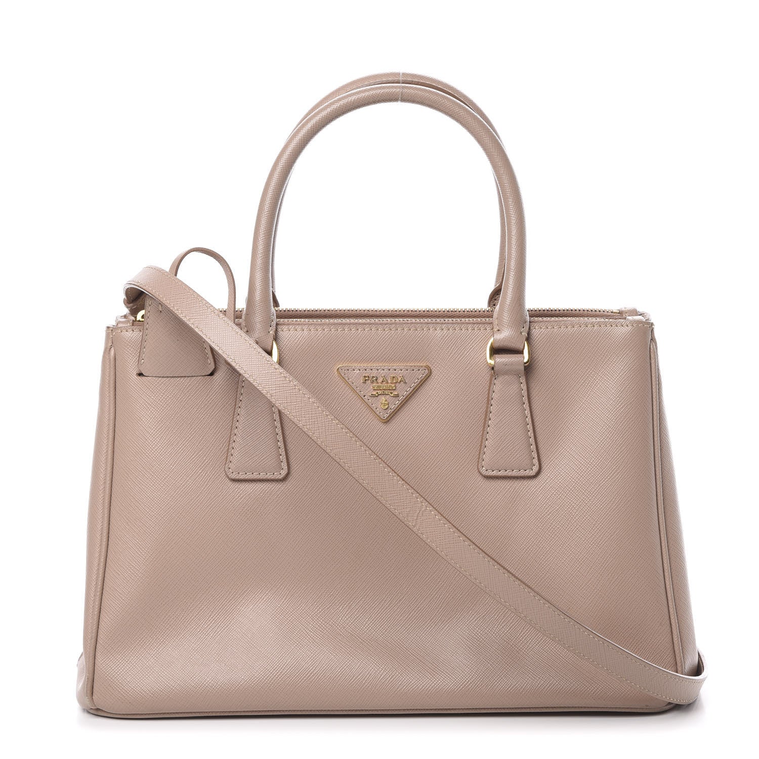Prada Saffiano Small Galleria Double Zip Tote Cammeo 1 of 19