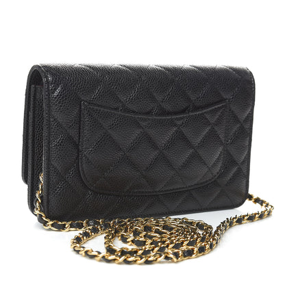 Chanel Caviar Quilted Wallet On Chain WOC Black 3 of 11